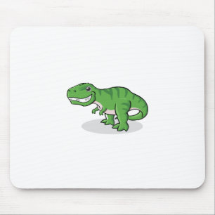 Green Tyrannosaurus Rex (T-Rex) Dinosaur Mouse Pad
