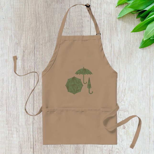 Green Umbrella Set Raining Apron (Creator Uploaded)