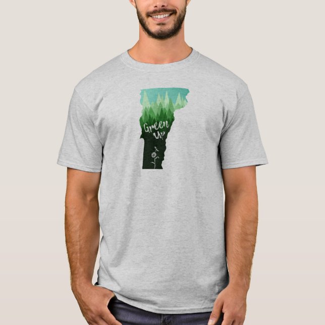 Green Up Vermont T-Shirt (Front)