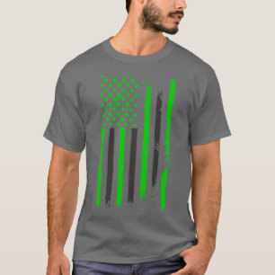 Green US Flag T-Shirt