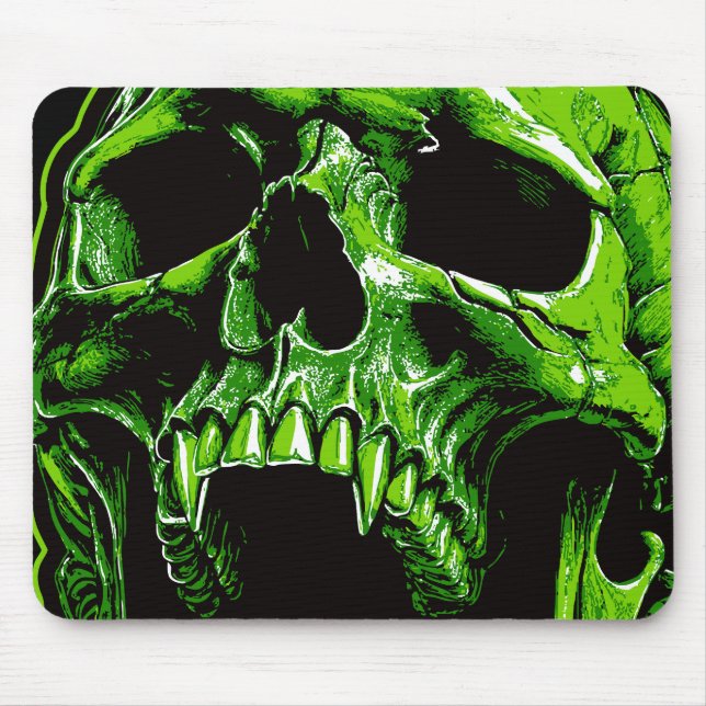green vampire mouse pad (Front)