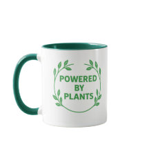 Green Vegan Plant Based Mug