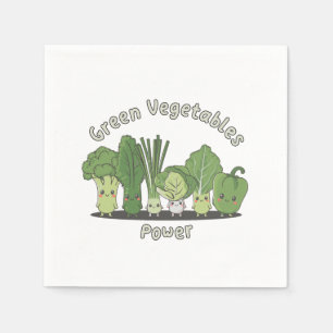 Green Vegetables Power Napkin