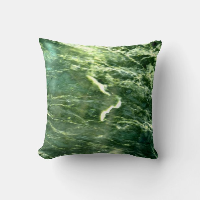 Green Verde Alpi Marble Cushion (Front)