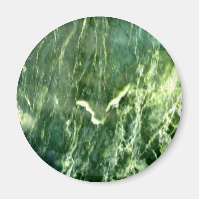 Green Verde Alpi Marble Magnet (Front)