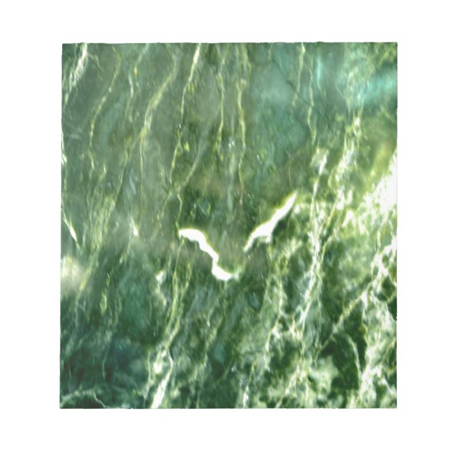Green Verde Alpi Marble Notepad (Front)