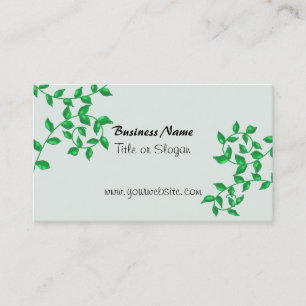 Green Vines Business Design Card