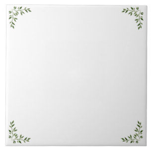 Green Vines decorative Tile
