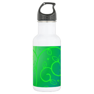 Green Vines Irish Luck Ireland Plant Flowers Art 532 Ml Water Bottle