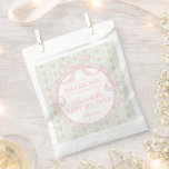 Green Vintage Fancy Floral Baby Shower Dessert Favour Bags<br><div class="desc">A charming blend of vintage elegance and playful femininity, this party decor collection features soft preppy florals paired with delicate coquette bows. Designed to feel timeless yet fresh, each piece brings a sweet, polished touch to your celebration. ★ Let me help you plan your next party! ★ If you need...</div>