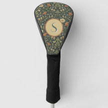 Green Vintage William Morris Style Pattern