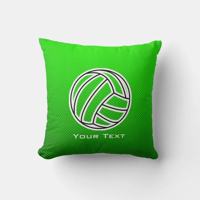 Green Volleyball Cushion (Front)