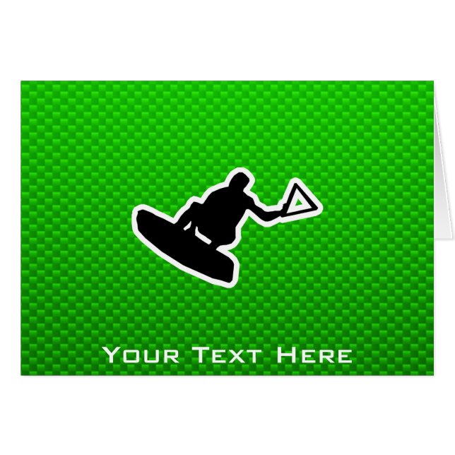 Green Wakeboarder (Front Horizontal)