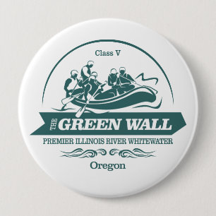 Green Wall (rafting 2) 10 Cm Round Badge