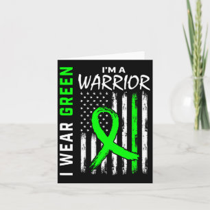 Green Warrior Kidney Disease Cerebral Palsy Awaren Card