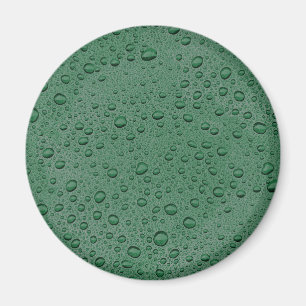 Green water droplets magnet