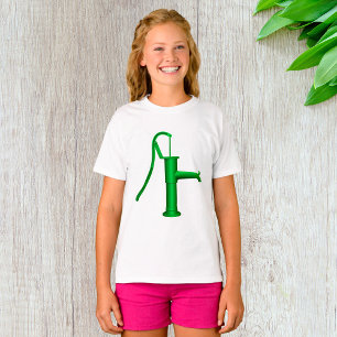 Green Water Pump Girls T-Shirt