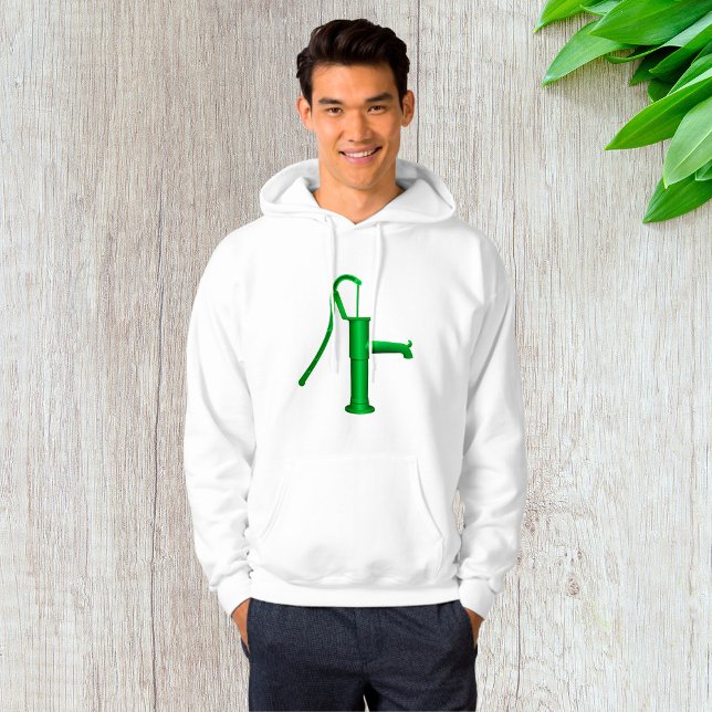 Green Water Pump Mens Hoodie (Creator Uploaded)