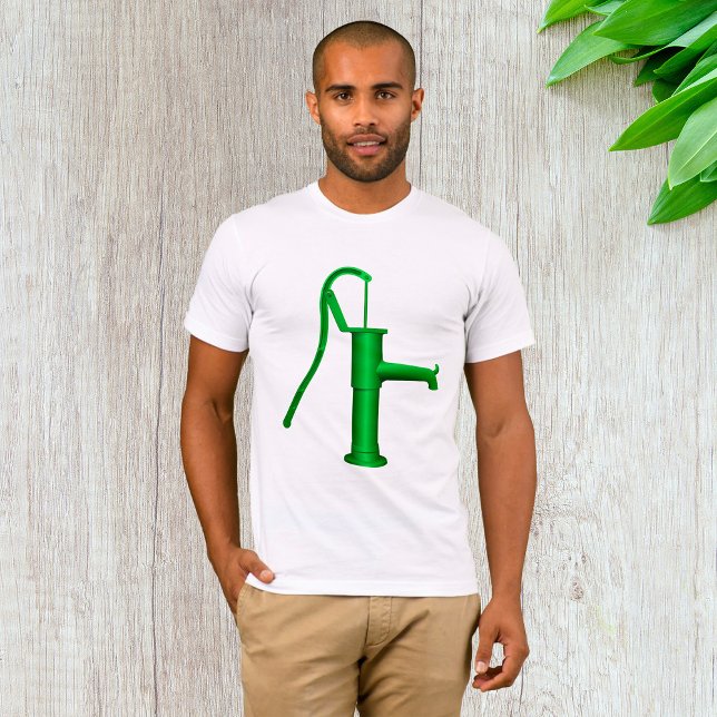 Green Water Pump Mens T-Shirt (Creator Uploaded)
