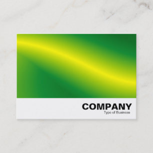 Green Wave Abstract Business Card
