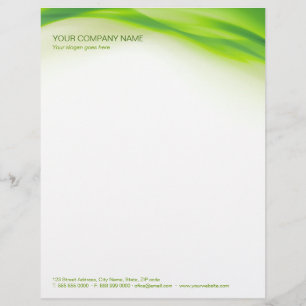 Green Wave letterhead