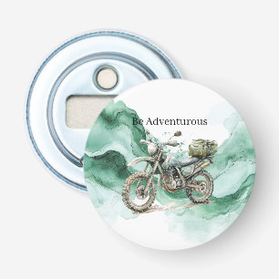 Green Wave Motorcycle Be Adventurous Bottle Opener