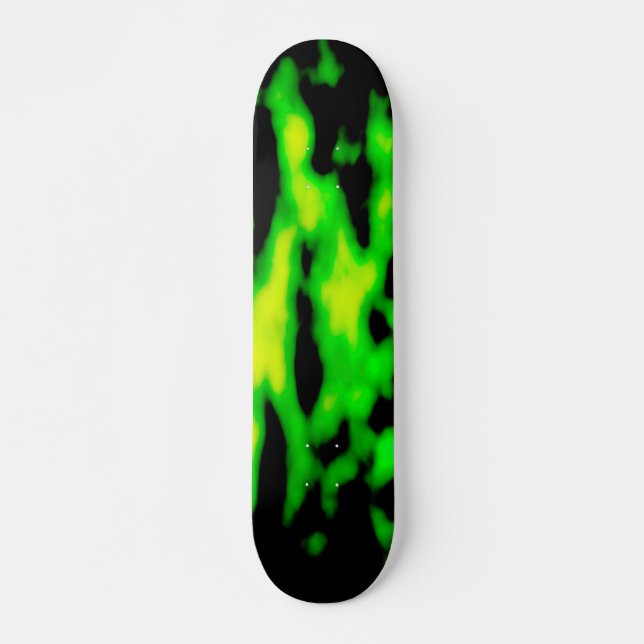 Green waves flow series 3 skateboard (Front)