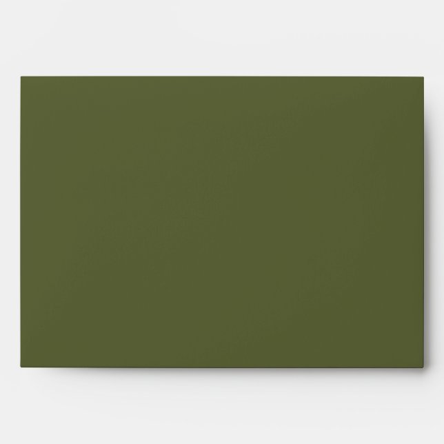 Green Wedding Envelope (Front)