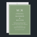 Green  Wedding Invitation<br><div class="desc">Wedding Invitation is a perfect choice for couples looking for a romantic and whimsical touch to their big day.</div>