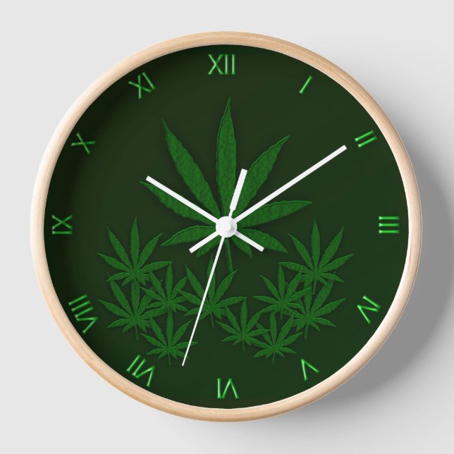 Green Weed Clock (Front)