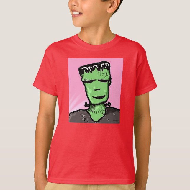 Green Weenii "Frankie" Kid's Shirt (Front)