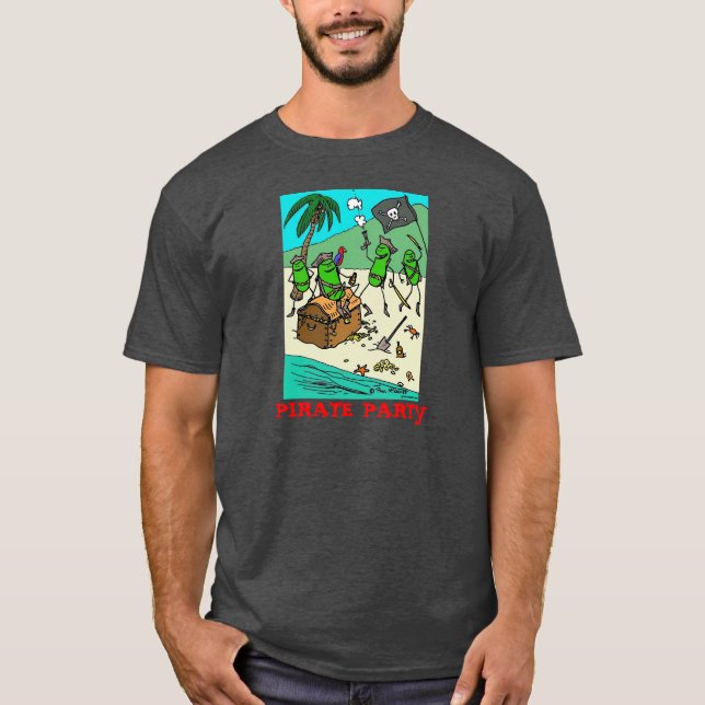 Green Weenii "Pirate Party" Shirt (Front)