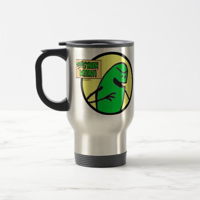 Green Weenii Travel Mug (Left)