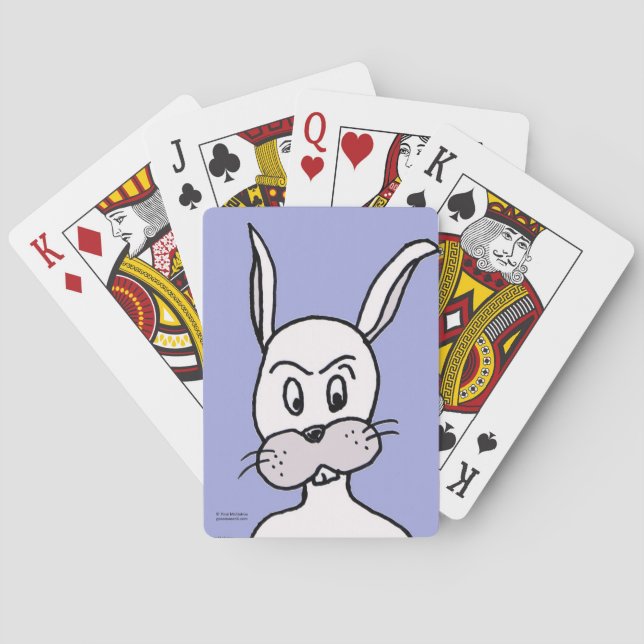 Green Weenii "Wild Hare" Bicycle® Playing Cards (Back)