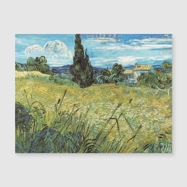 Green Wheat Field  Vincent van Gogh  (Front)