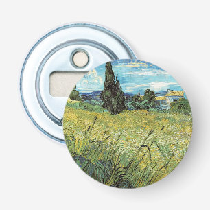 Green Wheat Field Vincent van Gogh Bottle Opener
