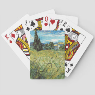 Green Wheat Field  Vincent van Gogh    Playing Cards