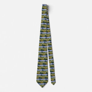 Green Wheat Field with Cypress by Vincent van Gogh Tie