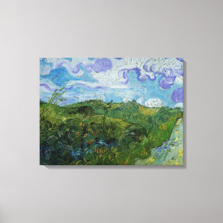 Green Wheat Fields by Vincent van Gogh Canvas Print