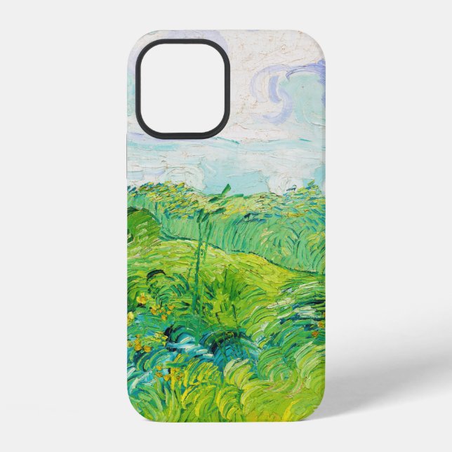 Green Wheat Fields, Van Gogh iPhone Case (Back)