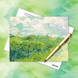 Green Wheat Fields Vincent van Gogh Postcard