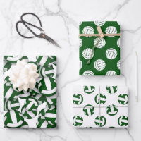 green white 3 pc coordinating volleyball
