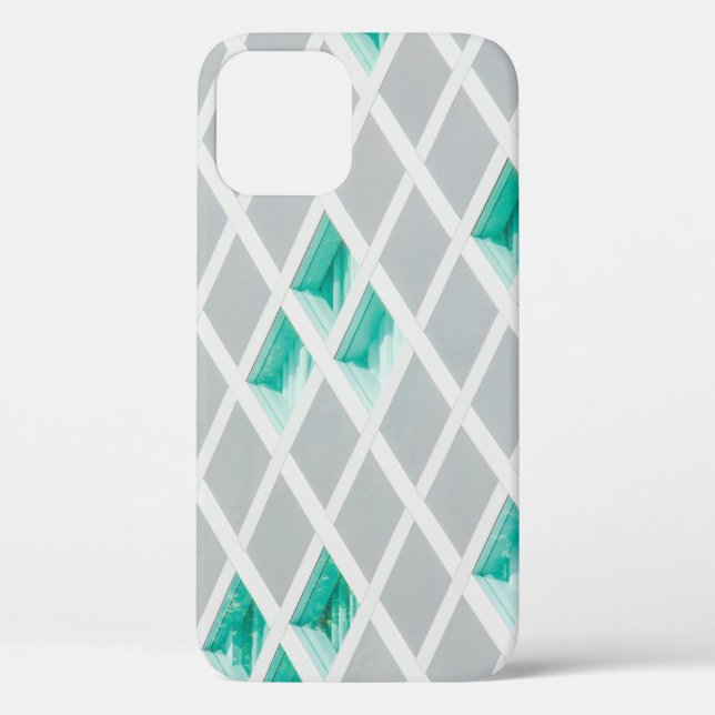 Green, white, and grey illustration Case-Mate iPhone case (Back)