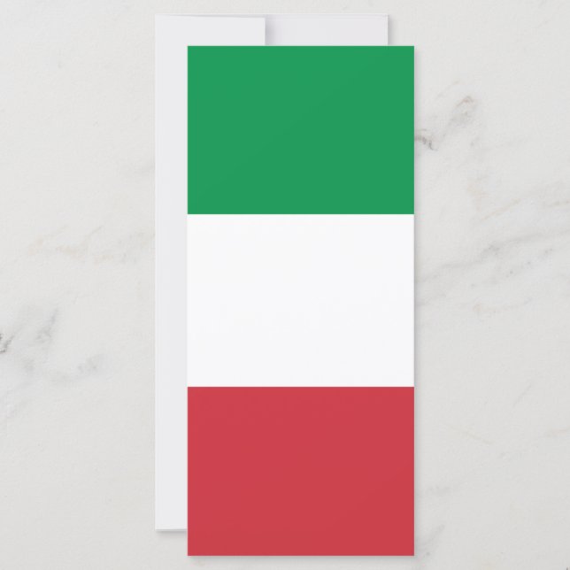 Green White and Red Italian Flag Colours (Front)
