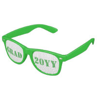 Green & White Grad 2016 Text Design