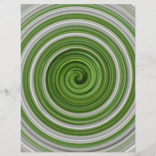 Green-white spiralpattern