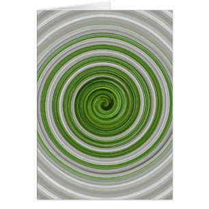 Green-white spiralpattern