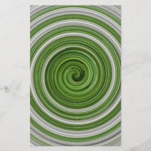 Green-white spiralpattern