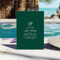 Green & White Striped Last Swing Before the Ring