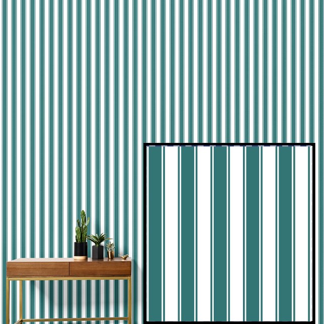 Green & White Stripes Wallpaper (Creator Uploaded)